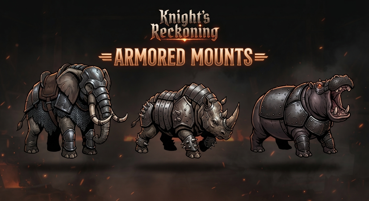 Mount Pack 3 – Armored Mounts
