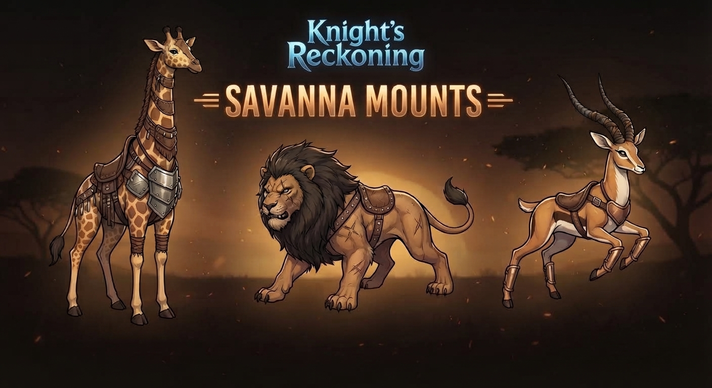 Mount Pack 5 – Savanna Mounts